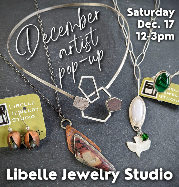 December Artist Pop-Up: Libelle Jewelry & Wild Sage Tea