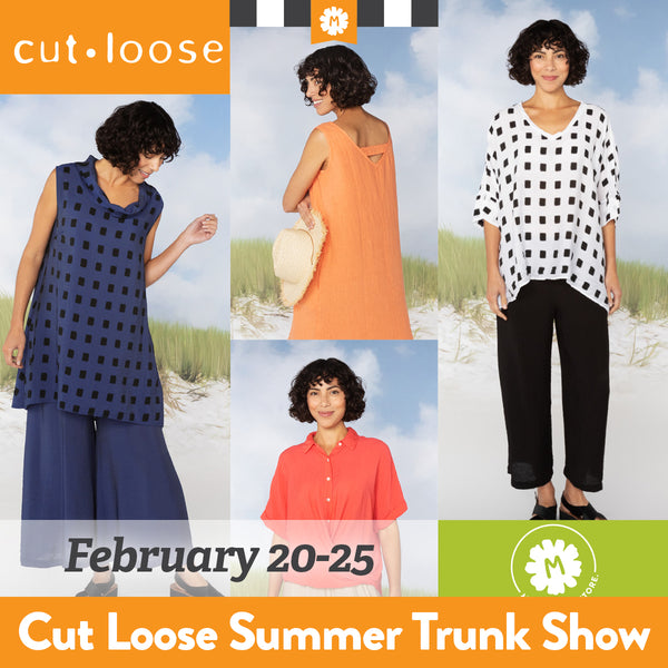 Cut Loose Summer Trunk Show 2023, Feb. 20-25