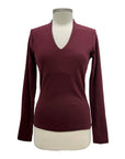SKFK LONG SLEEVE DEEP V NECK TOP