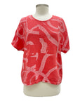 Fenini SHORT SLEEVE OVERSIZE PRINT TOP