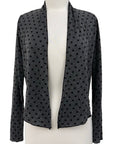 Cut Loose MESH DOT CROP CARDI - Originally $69 🔵