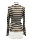 Michael Stars ECO STRIPE LONG SLEEVE CREW