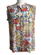 Load image into Gallery viewer, Caite CAP SLEEVE PRINT TUNIC
