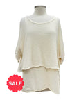 Oh My Gauze 2 PIECE 3/4 SLEEVE Originally $75
