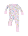 Angel Dear VIOLA FLORAL 2WAY ZIP ROMPER