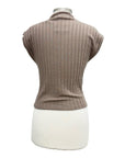 Michael Stars MOCK RIB TOP CAP SLEEVE NARA