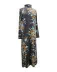 Bryn Walker FLORAL TURTLENECK DRESS LONG SLEEVE