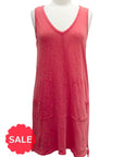 Hello Nite V NECK STITCH TANK DRESS - Originally $75
