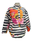 Shana PULLOVER PUFFER JACKET STRIPE