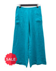 Fenini LINEN FLAT FRONT CROP PANT - Originally $149