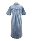 Foil SHORT SLEEVE JEAN DRESS