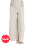 XCVI COTTON LINEN WIDE LEG PANT - ORIGINALLY $105