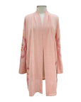 IVKO LONG EMBROIDERED CARDI SWEATER