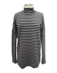 Alembika TURTLENECK STRIPE TOP