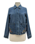Habitat DENIM EMBROIDERED JACKET