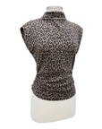 Michael Stars PRINT MOCK RIB CAP SLEEVE AMARE - ORIGINALLY $98
