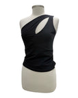SKFK ONE SHOULDER CUTOUT TANK KRIS
