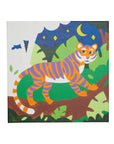 ooly COLORIFIC CANVAS PAINT BY NUMBERS TIGER KIT
