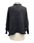 Ozai N Ku BUTTON CARDI RIB KNIT