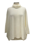Amazing RIB SLEEVE MOCK SWEATER