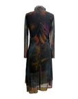 Kozan MESH MOCK LONG SLEEVE DRESS MACK