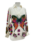 APNY BUTTERFLY BLOUSE - Originally $107