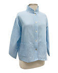 Christopher Calvin MANDARIN COLLAR BLOUSE
