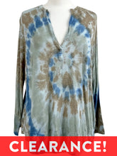 Load image into Gallery viewer, Suzy D London TIE DYE V NECK SWEATER - Originally $139
