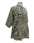 Yasuko BUTTON DOWN TUCK SLEEVE BLOUSE