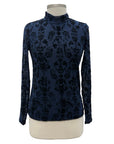 Foil MESH FLOCK LONGSLEEVE TURTLENECK