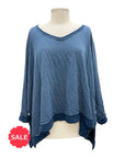 Cut Loose DEEP V NECK ONE SIZE TOP - Originally $149