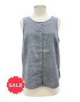 Habitat LINEN BUTTON PLEAT TANK Originally $76