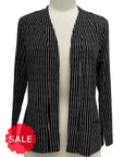 Habitat STRIPE SHIRRED JACKET - ORIGINALLY $89 🔵