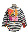 Shana PULLOVER PUFFER JACKET STRIPE