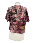 Cynthia Ashby SHORT SLEEVE DRAPE NECK TOP GRECO
