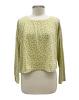 Krista Larson CROP T SHIRT PRINT