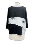 Shana ZIP DETAIL SHORT SLEEVE BLOUSE