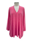 Amazing OVERSIZE DEEP V SWEATER MIKA