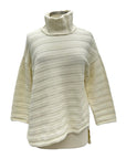 Olivia by Habitat RIB DIAGONAL TURTLENECK SWEATER