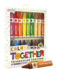 ooly COLOR TOGETHER TRIANGULAR CRAYONS