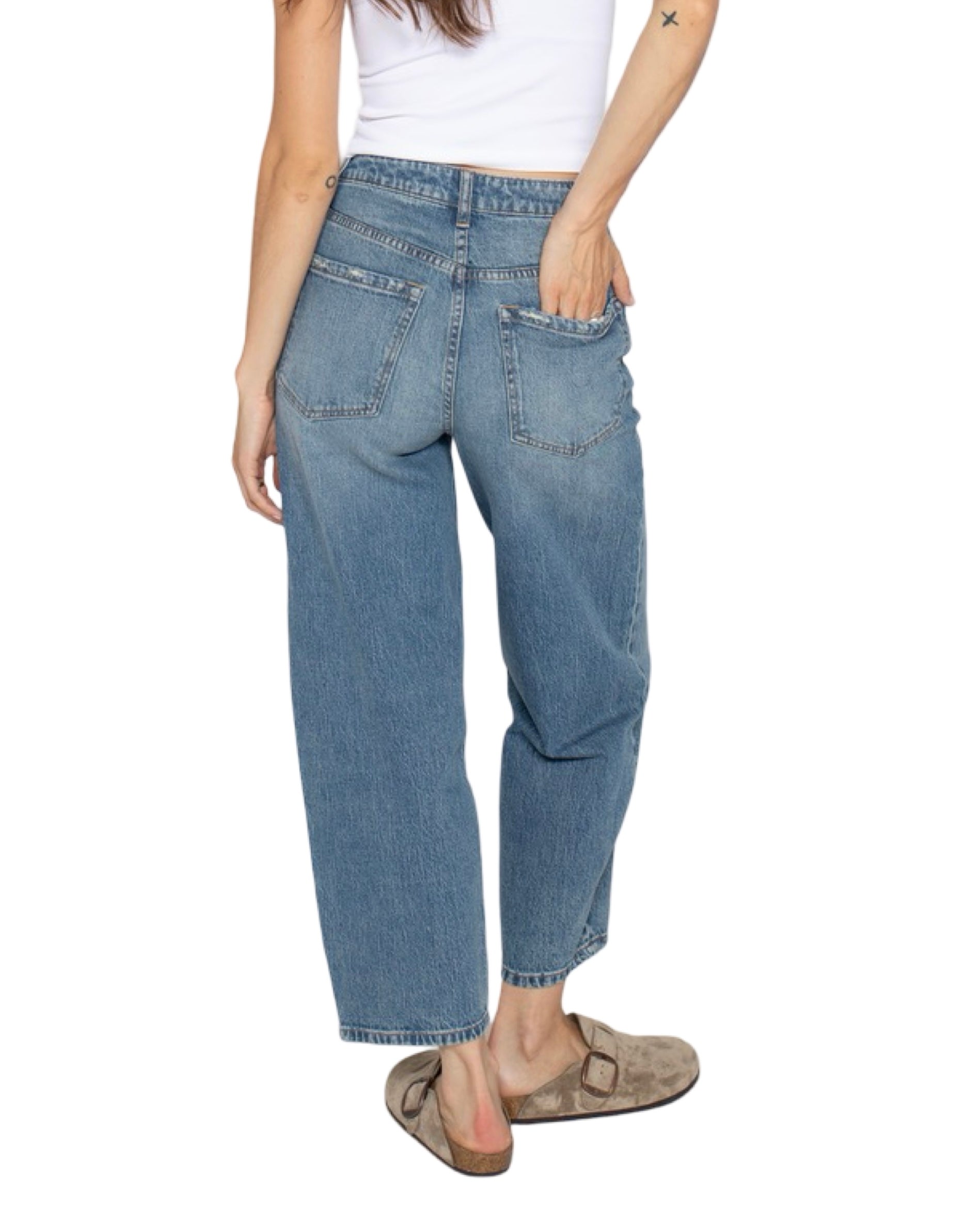 Oliver Logan HARLOW HI RISE BARREL JEAN – Marigold Clothing