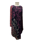 Alembika CUT VELVET DRESS WITH SLIP