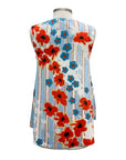 Inoah PRINT EYELET TANK POPPY BREEZE