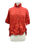 Chalet SHORT SLEEVE TUCK CRUSH SHIRT IVEY