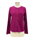 Eleven Stitch by Gerties DOUBLE LAYER KNIT SNAP CARDI