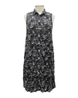 Shana BUTTON COLLAR TANK DRESS