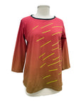 Andrea Geer 3/4 SLEEVE ALINE TOP