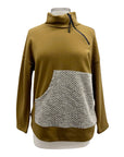 Chalet ZIP POCKET MIX FABRIC TOP AUBREE