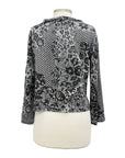 Bryn Walker LACE PRINT JERSEY LONG SLEEVE SHIRT