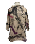 Ozai N Ku MOCK NECK PRINT TOP